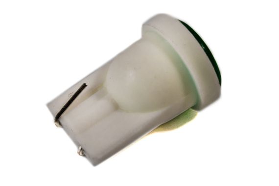 Светодиодная лампа AllLight T10  1 диод COB W2,1x9,5d 12V GREEN | Зображення 1