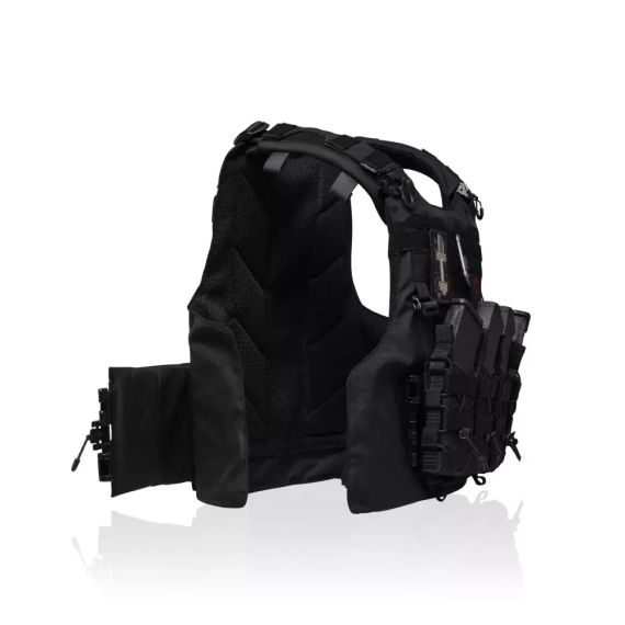 Плитоноска IBV Ukrarmor аналог IOTV, бронежилет-носій Cordura 1000 MOLLE, військова плитоноска ЗСУ, страйкбол, колір Чорний | Зображення 1