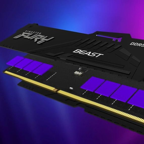 Пам&#039;ять ПК Kingston DDR5 16GB 5600 FURY Beast RGB KF556C36BBEA-16 | Зображення 4
