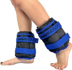 Обтяжувачі EasyFit 0,5-2,5 кг для ніг та рук Чорні-сині (EF-WHT-0,5-2,5-BL)