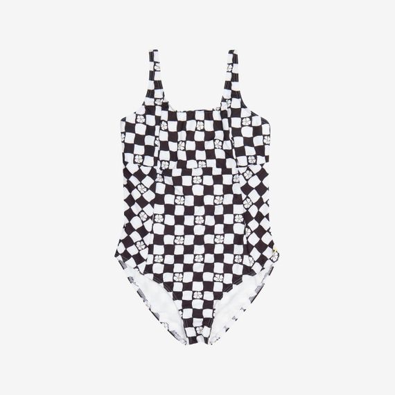 Купальник суцільний 500 Elea для дівчат чорний/білий - 14-15 р 160-66 см | Зображення 5