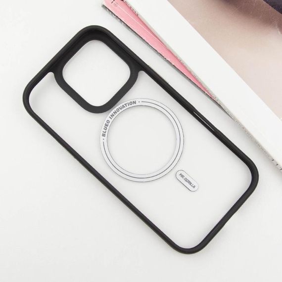 TPU+PC чехол Blueo Skin Friendly Frosted with MagSafe для Apple iPhone 16 Pro Max (6.9") Черный / Black | Зображення 2