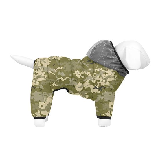 Комбінезон для собак WAUDOG Clothes, малюнок "Мілітарі", XS22, В 29-31 см, С 19-21 см | Зображення 3