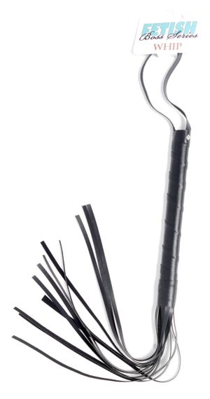 Флогер из коллекции Fetish Boss Series - Whip Black ( длина 50 см ), BS3300105 sexstyle