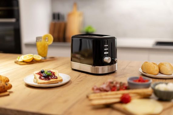 Тостер Gorenje  850Вт, підігрів, розморожування, пластик, чорний (T800DB) | Зображення 9