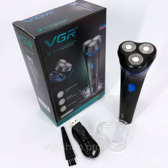 Профессиональная бритва для волос VGR, Мужская влагостойкая электробритва, Электробритва для мужчин DO-81 | Зображення 2