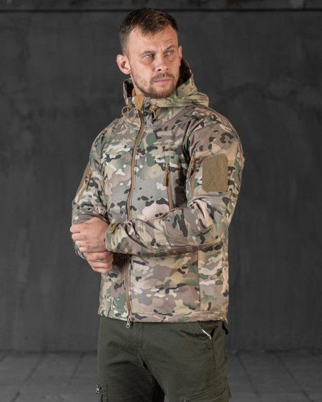 Весняна тактична куртка Soft Shell Silver Knight Windstoper мультикам ОР1234 | Зображення 1