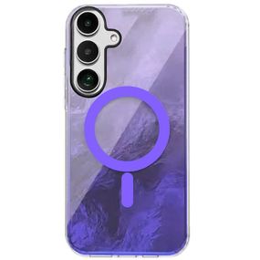 Чохол TPU Shiny Mountain (MagFit) для Samsung Galaxy S24 FE Purple