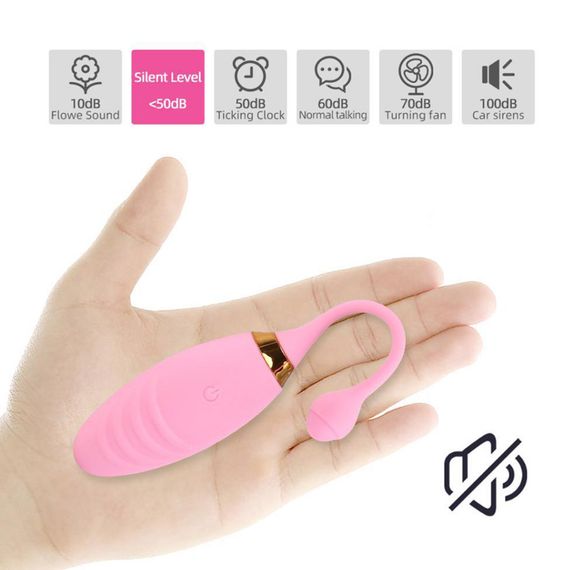 Вібро яйце з пультом Babydoll Віброяйце Малиновий B25-2 | Зображення 5