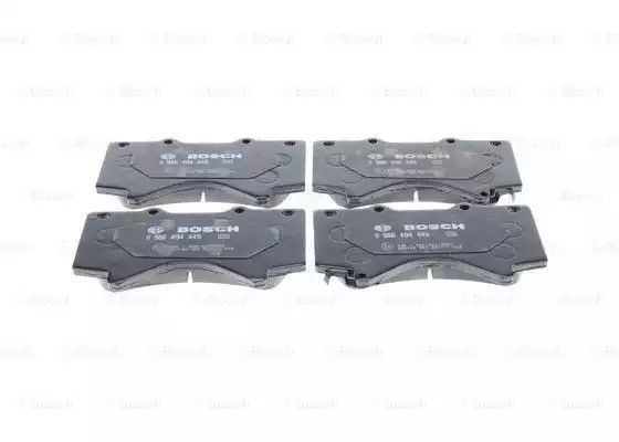 Колодки гальмівні дискові TOYOTA LAND CRUISER 100 4.2D J100 1998- передн.  BOSCH (0986494449) | Зображення 5
