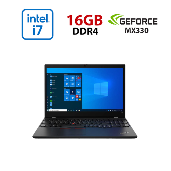 Ультрабук Lenovo ThinkPad T15 Gen 1 / 15.6" (1920x1080) IPS / Intel Core i7-10510U (4 (8) ядра по 1.8 - 4.9 GHz) / 16 GB DDR4 / 480 GB SSD / nVidia GeForce MX330, 2 GB GDDR5, 64-bit / WebCam б/в
