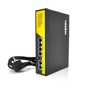 POE коммутатор Merlion 4 POE 10/100+2 RJ45 10/100+встраиваемый БП 52V 1.38A