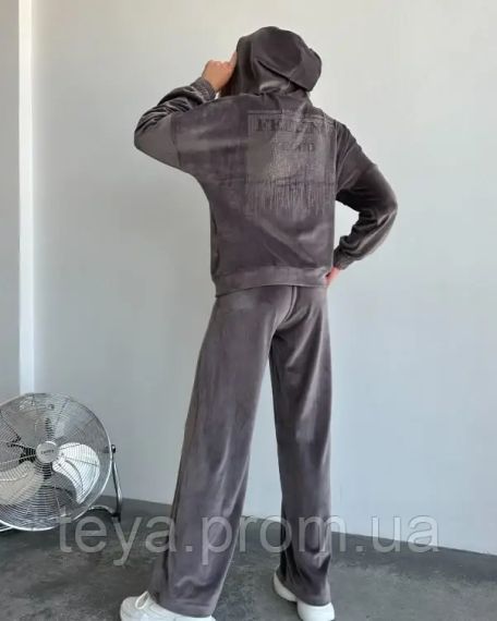 Спортивный костюм для женщин цвет коричневый размеры S, M, L, XL FI_008519 | Зображення 2