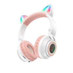 Беспроводные наушники BOROFONE BO18 Cat ear BT headphones White