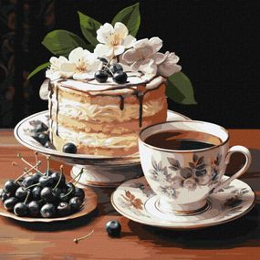 Картина по номерам "Фруктовая сладость"  KHO5681 40х40 см