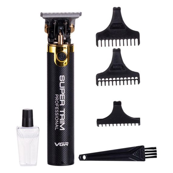Тример для стрижки волосся акумуляторний з насадками VGR V-082 | Зображення 1