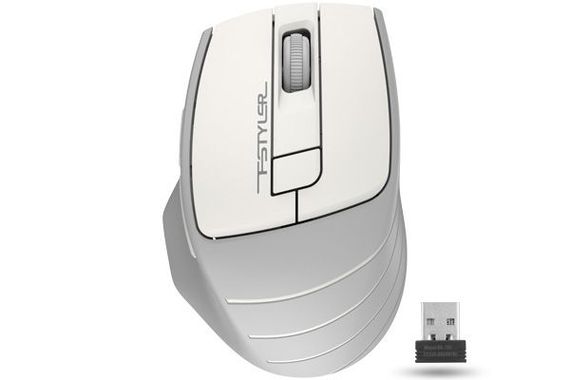 Миша бездротова A4Tech Fstyler FG30 (White),  USB, колір білий