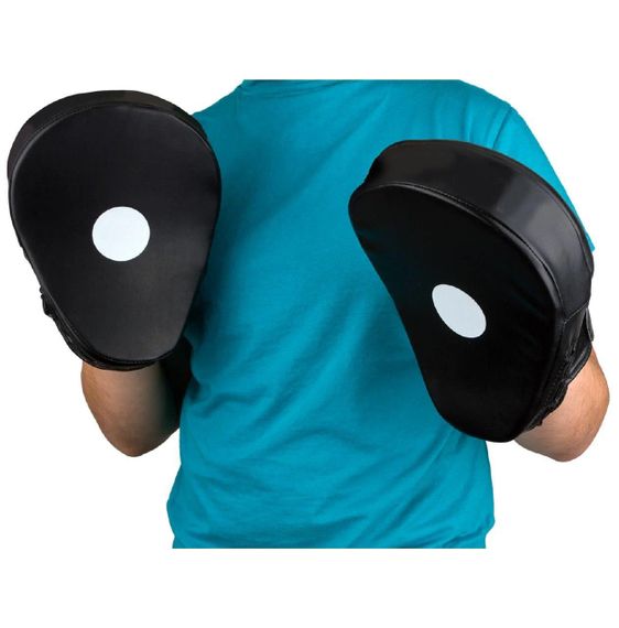 Лапи боксерські PowerPlay 3041 Чорні PU [пара] | Зображення 5