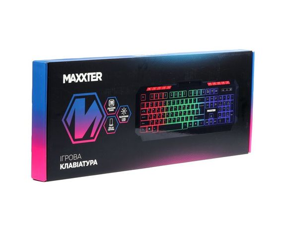 Ігрова клавіатура Maxxter KBG-UML-02B-UA | Зображення 5