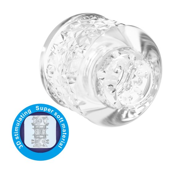 Мастурбатор - Pretty Love Masturbator Crystle Transparent sexstyle | Зображення 8