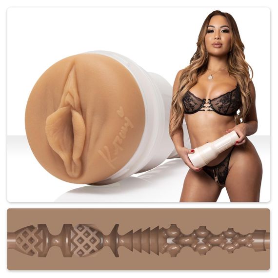 Мастурбатор Fleshlight Girls: Kazumi — Kumzumi, зі зліпка вульви Sex Aura | Зображення 1