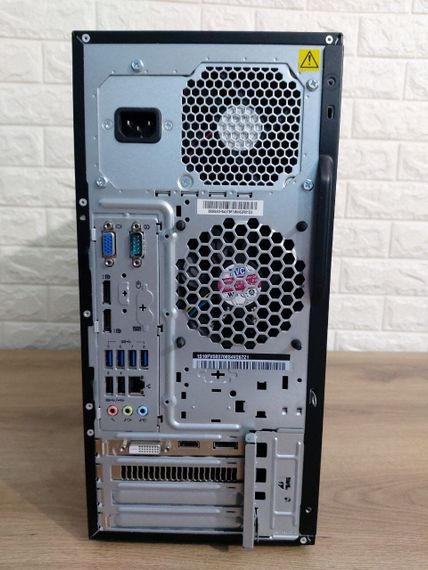 Комплект: Lenovo ThinkCentre M800 Tower / Intel Core i5-6600K (4 ядра по 3.5 - 3.9 GHz) / 16 GB DDR4 / 512 GB SSD + 500 GB HDD / AMD Radeon RX 550, 4 GB GDDR5, 128-bit / DVD-ROM + Монитор LG 24MB37PM-B / 24" (1920x1080) IPS б/в + Подарунок | Зображення 4