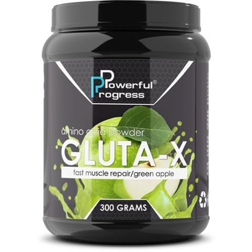 Глютамін для спорту Powerful Progress Gluta Х 300 g /30 servings/ Apple