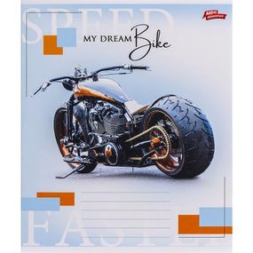 Зошит учнівський А5/12 кл. My dream Bike 3516M Мрії збуваються Вид 4