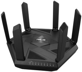 Маршрутизатор ASUS RT-AXE7800 Wi-Fi 6E 3xGE LAN 1xGE WAN 1x2.5GE LAN/WAN 1xUSB3.2 MU-MIMO OFDMA MESH gaming (90IG07B0-MU9B00)