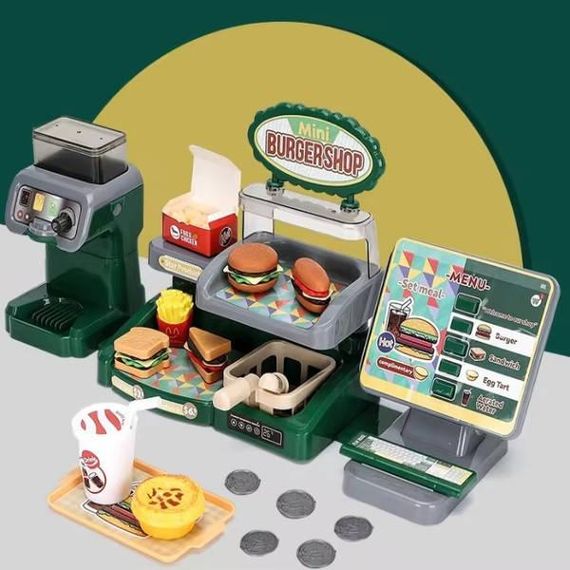 Набор игровой Магазин фаст-фуд MW 2281 Зеленый