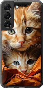 Чохол на Samsung Galaxy S22 Котики 2 із силікону FCh_008286