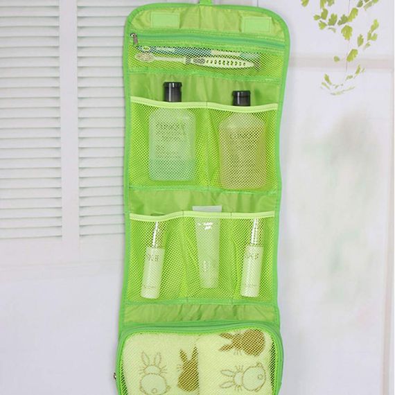 Органайзер дорожній сумочка Travel Storage Bag косметичка. Колір: зелений QF-99 | Зображення 5