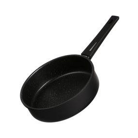 Сковорода ARDESTO глибока з кришкою Gemini Gourmet Andria, 26см, алюміній, чорний (AR1926GMG)