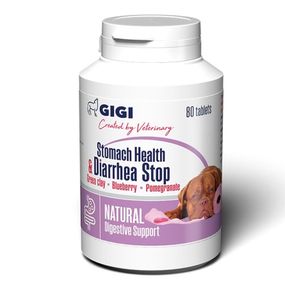 Вітаміни для нормалізації травлення у собак GiGi Stomach Health & Diarrhea Stop 80 табл