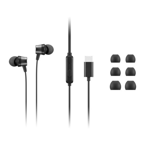 Навушники Lenovo USB-C Wired In-Ear Headphone Black (4XD1J77351) | Зображення 2