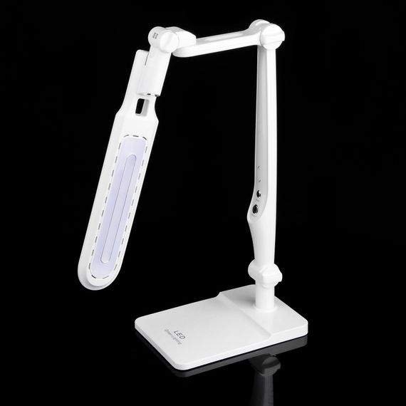 Настольная лампа на гибкой ножке сенсорная SL-60 10W WH | Зображення 7