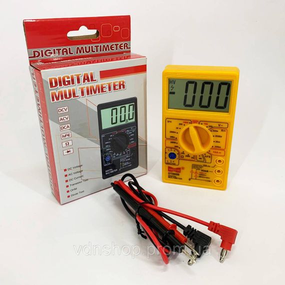 Цифровий мультиметр для дому, Універсальний вимірювальний прилад для струму, Електронний тестер напруги JC-21 | Зображення 7