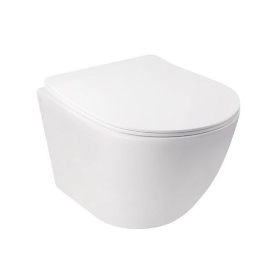 Унітаз підвісний Qtap Jay ULTRA QUIET із сидінням SLIM DUROPLAST/ SOFT-CLOSE/ QUICK RELASE QT07335177W
