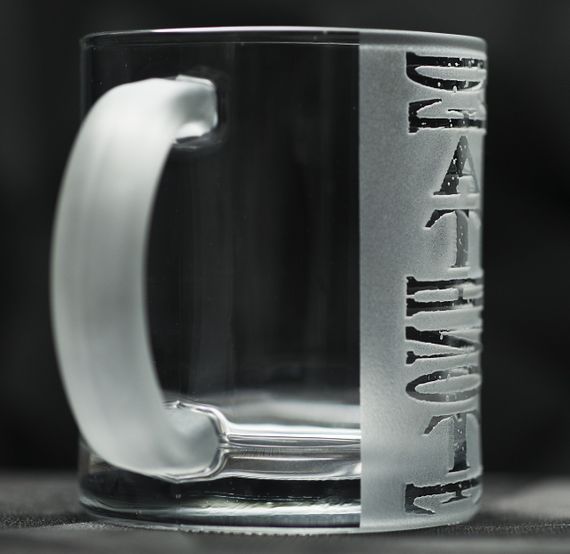 Подарочная чашка для чая кофе 320 млс c гравировкой аниме тетрадь смерти Death Note | Зображення 3