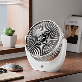 Вентилятор настольный мини ручной Fan AND LY-853, 20×20×10 см, настольный вентилятор с USB-питанием