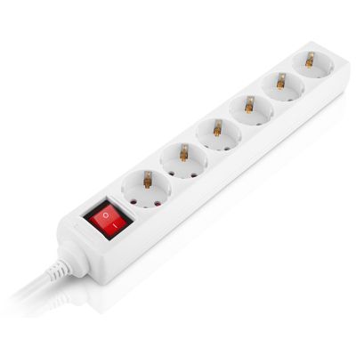 Сетевой фильтр питания REAL-EL RS-6 Protect M 3m, white (EL122300033) | Зображення 8