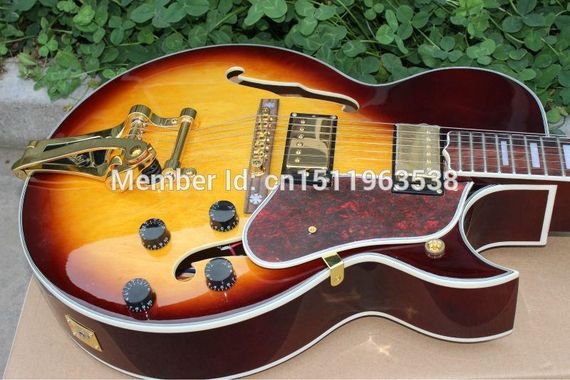 Полуакустическая гитара Gibson ES 175 Sunberst 3TS Bigsby China | Зображення 3