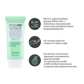 Легкий солнцезащитный крем с Центеллой Benton Air Fit UV defense Sun Cream SPF50+/PA++++ (50 ml)