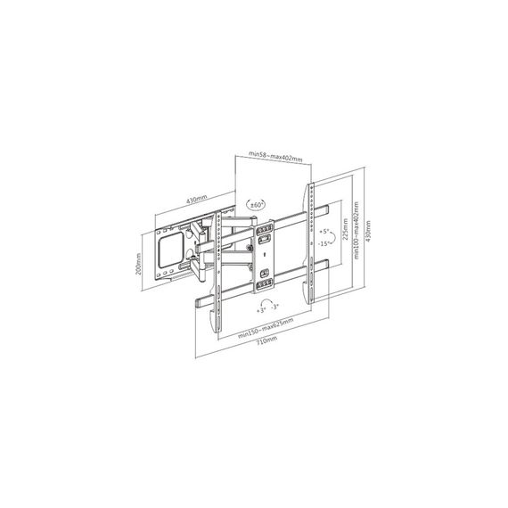 Кронштейн Gembird WM-80ST-02 | Зображення 2