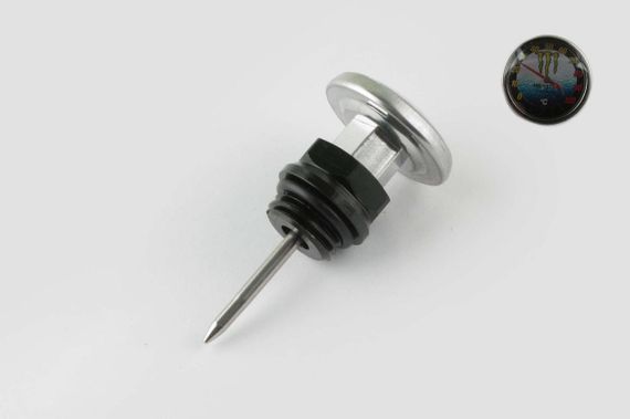 Щуп олії Delta Ø19.0mm, L-62 mm (+датчик температури) (чорний) RIDE IT