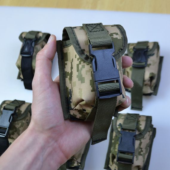 Підсумок під гранату з кордури піксель MOLLE для гранати тактичний ZR-57 | Зображення 3