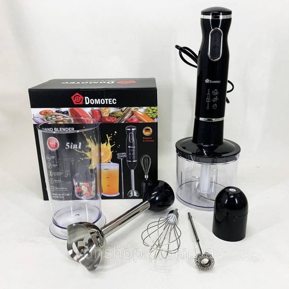 Измельчитель электрический блендер настольный бытовой Domotec, Блендер для детского пюре для дома NG-24 | Зображення 8