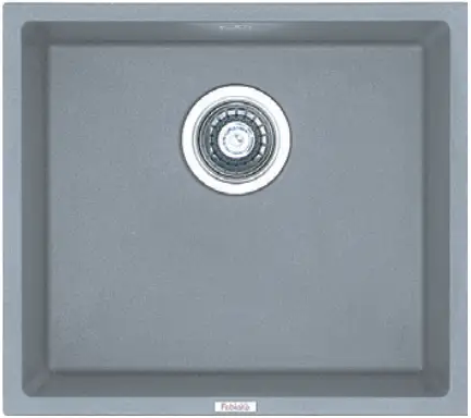 Кухонна мийка Fabiano Quadro 45x40 Grey Metallic 8221.301.0868