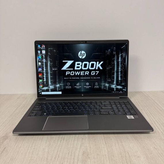 Мобільна робоча станція HP ZBook Power G7 / 15.6" (1920x1080) IPS / Intel Core i7-10850H (6 (12) ядер по 2.7 - 5.1 GHz) / 16 GB DDR4 / 256 GB SSD / nVidia Quadro T1000 Max-Q, 4 GB GDDR6, 128-bit / WebCam б/в | Зображення 1