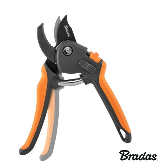 Секатор з регульованою ручкою Bradas V-SERIES, лезо з ковадлом, сталь SK5 (KT-V1049) | Зображення 1